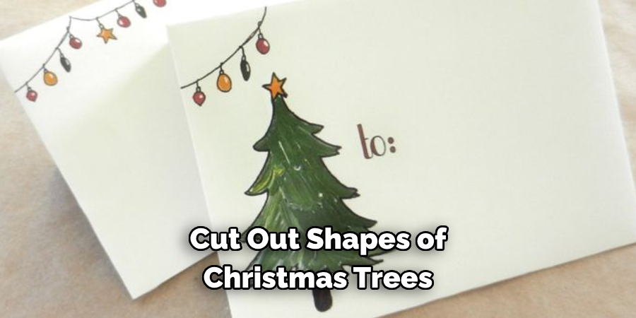 Cut Out Shapes of Christmas Trees