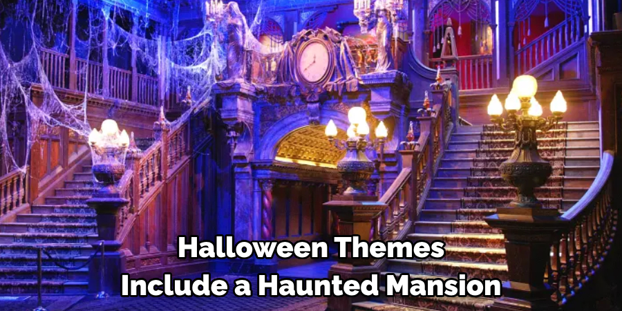 Halloween Themes Include a Haunted Mansion