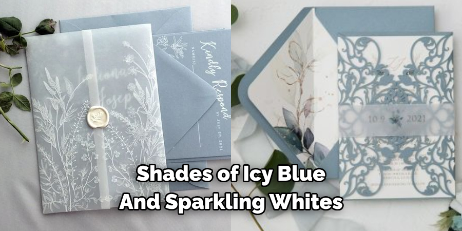 Shades of Icy Blues And Sparkling Whites