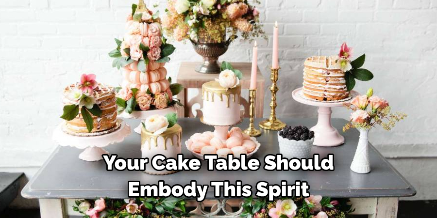 Your Cake Table Should Embody This Spirit