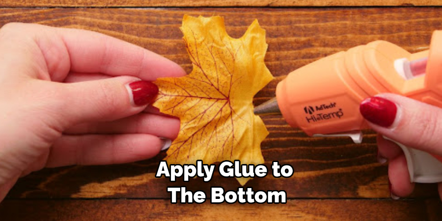 Apply Glue to the Bottom