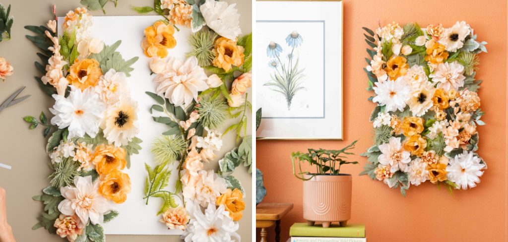 How to Create a Floral Wall Decor